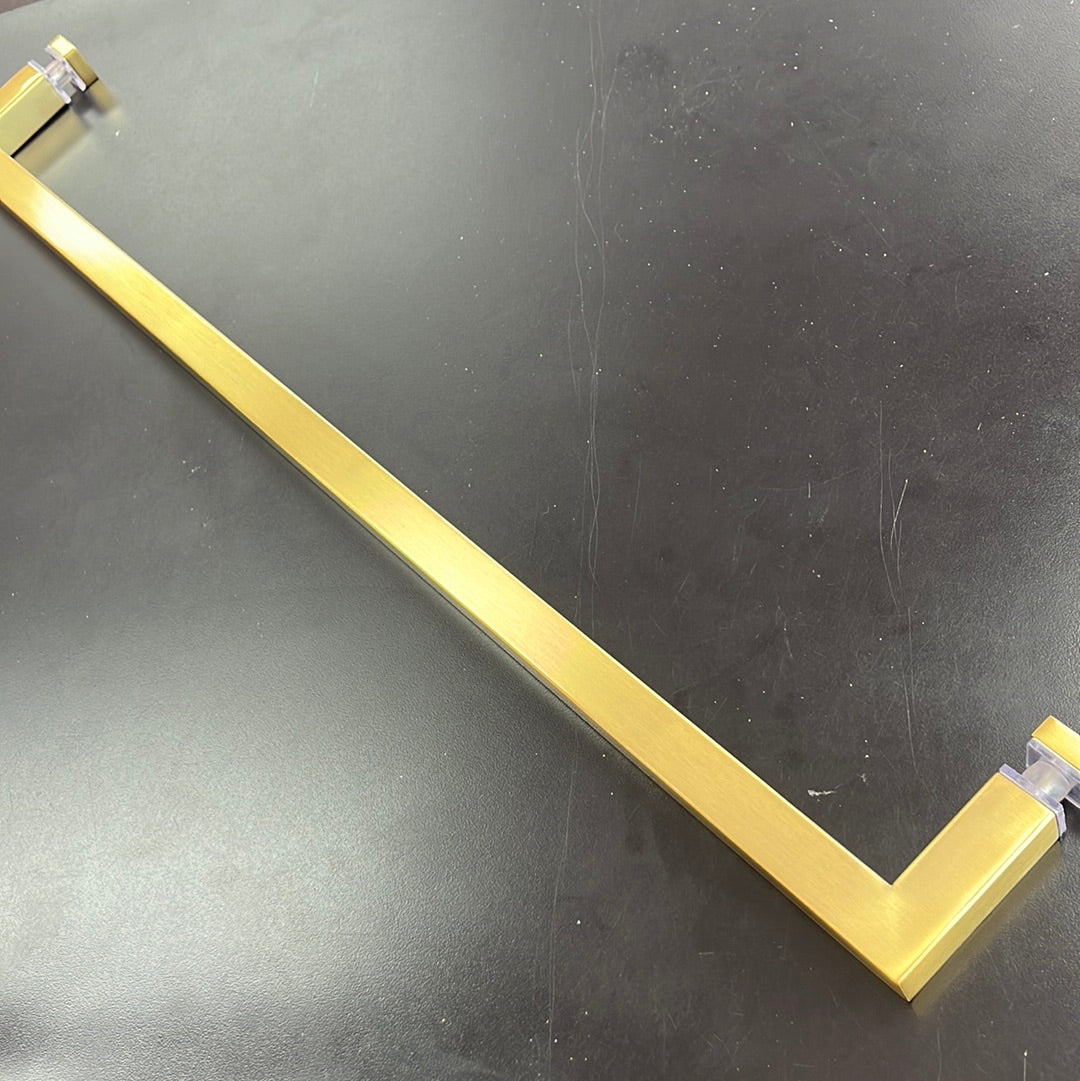 24" SQUARE SINGLE SIDE TOWEL BAR