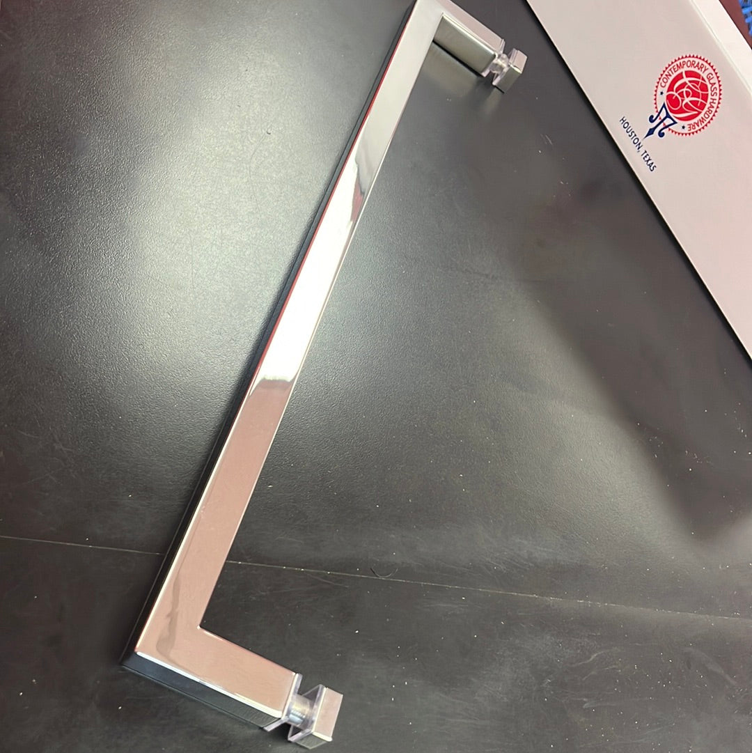 18" SQUARE SINGLE SIDE TOWEL BAR