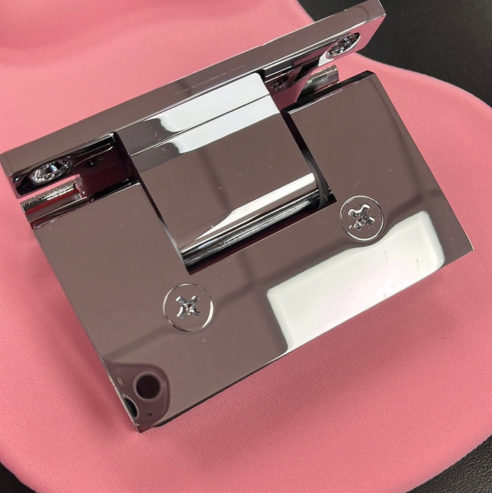 HEAVY DUTY HINGE WITH H BACK PLATE – Contemporary Glass Hardware